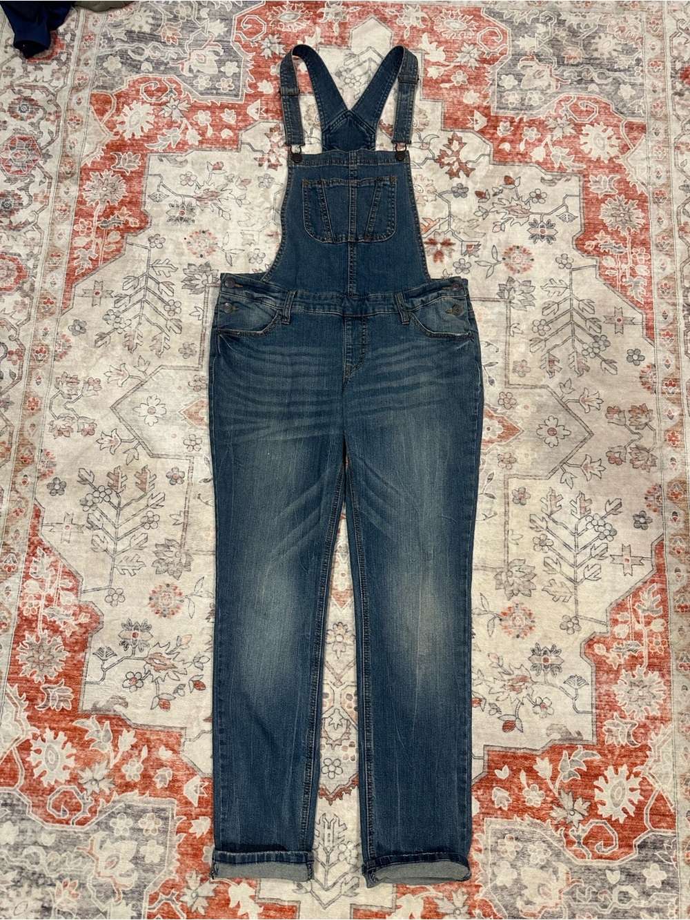 Mossimo Supply Co. Blue Denim Overalls